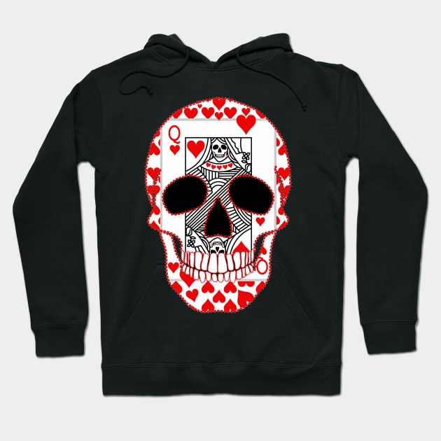 Queen Skull Hoodie by Nuletto